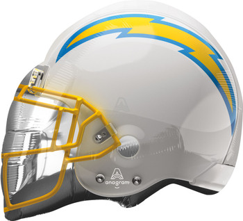 21"A Sports Football Helmet Los Angeles Chargers Pkg (5 count)