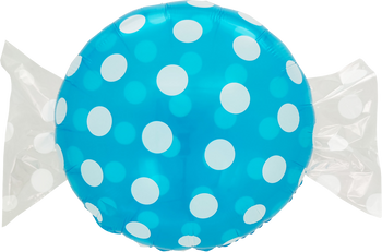 20"B Candy Dots Blue Pkg (5 count)