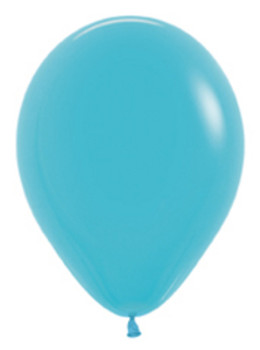 11"S Deluxe Turquoise Blue (100 count)