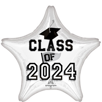19"A Class of 2024 White Star (10 count)