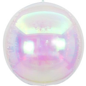 32"B Sphere Iridescent flat (5 COUNT)