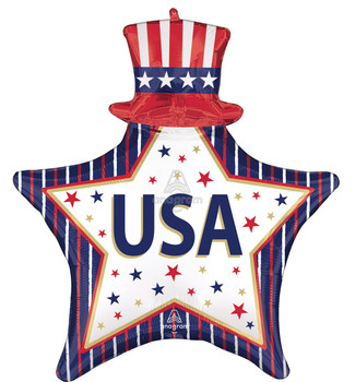 30"A U.S.A.  American Stars and Stripes Pkg  (5 count)