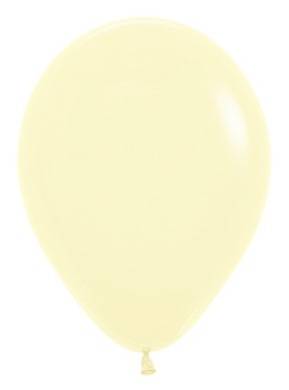5"S Pastel Matte Yellow (100 count)