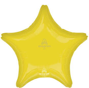 19"A Star Vibrant Yellow flat (10 count)