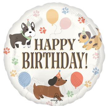 18"A Happy Birthday Dogs Pawsome Pkg (5 count)