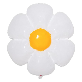 31"B Flower Daisy White Air Filled Pkg (5 count)