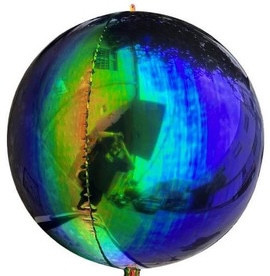 32"B Sphere Dark Iridescent Pkg (5 COUNT)