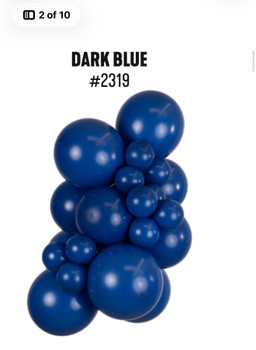 24"K Dark Blue Royal Standard (2 count)