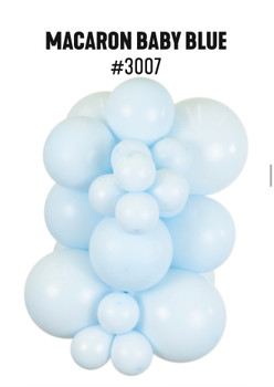 18"K Macaron Baby Blue (25 count)