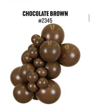 18"K Chocolate Brown STANDARD (25 count)
