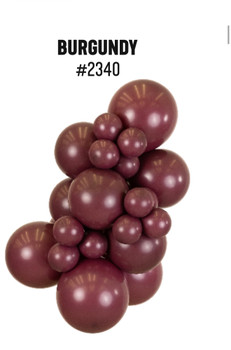 18"K Burgundy Standard (25 count)