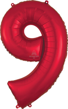 34"A Red 9 Pkg (1 count)