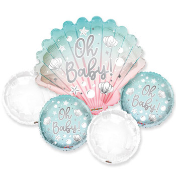 Bouquet Oh Baby Boy Shell Pkg (1 count)