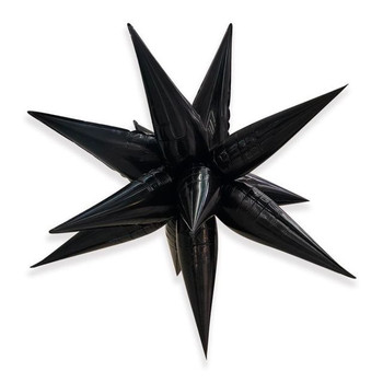 26"B Exploding Star Black flat (1 COUNT)