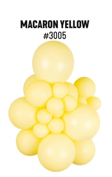 18"K Macaron Yellow (25 count)