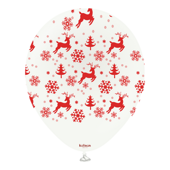 12"K Christmas Reindeer Prints Assorted (25 count)