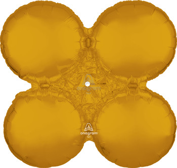 13"A MagicArch Small Gold Metallic flat (5 count)