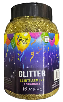 Glitter Gold 16oz. Jar  (1 count)
