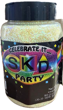 Glitter Citrine Yellow 16oz. Jar  (1 count)