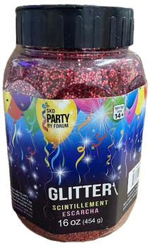 Glitter Red 16oz. Jar  (1 count)