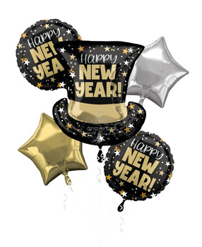 Bouquet New Years Eve Top Hat Bash Pkg (1 count)