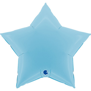 36"S Star Matte BLUE Pkg (5 COUNT)