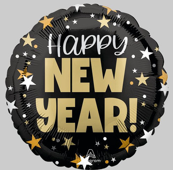 18"A New Year Top Hat Bash Pkg (5 count)