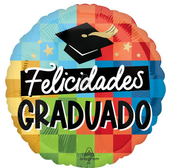 18"A Felcidades Graduado Congrats Grad Pkg (5 count)