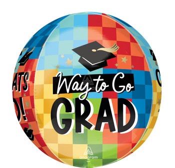 16"A  Congrats Grad Way To Go Orbz Pkg (5 count)