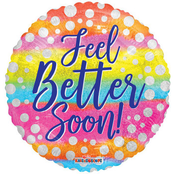 18"C Feel Better Soon Holographic (10 count)