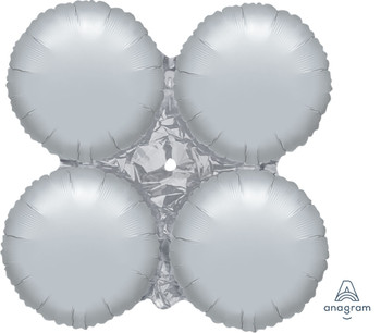 13"A MagicArch Small Silver Metallic flat (5 count)