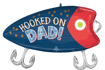 30"A Hooked On Dad Lure Pkg (5 COUNT)