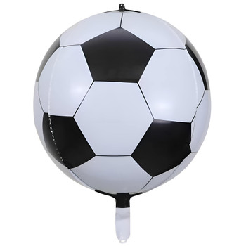 32"B Soccer Ball Sphere Black/White flat (5 count)