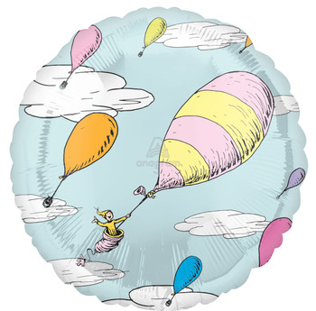 18"A Dr. Seuss Oh the Places You'll Go flat (10 count)