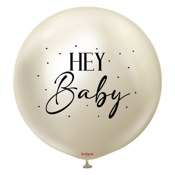 36"K Hey Baby Mirror White Gold (1 count)