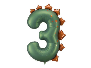 36"P Dinosaur Dark Green #3 Pkg (1 count)