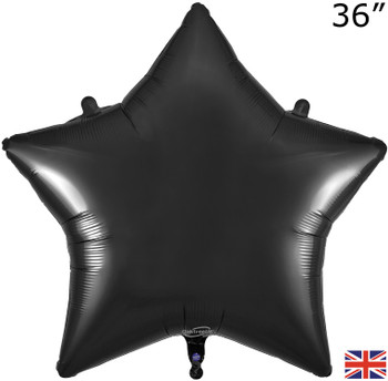 36"O Star Black Pkg (5 count)