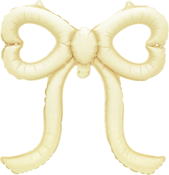 17"B Bow Link Ivory Matte 5 per package PKG (1 COUNT)