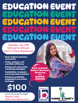 Back-to-School Balloon Business Bootcamp with Maggie Jenkins