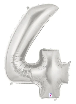 34"S Silver 4 Pkg (1 count)