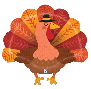 28"S Turkey Delightful Thanksgiving Pkg (5 count)
