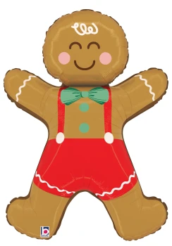 35"S Christmas Gingerbread Man Pkg (5 count)