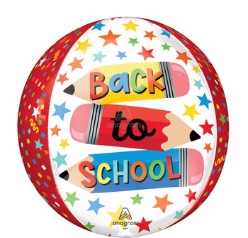 16"A Back To School Write On Back Orbz Pkg (5 count)