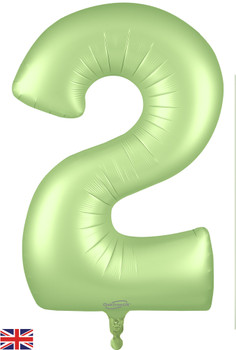 34"O Satin Pastel Pistachio 2 pkg (1 count)