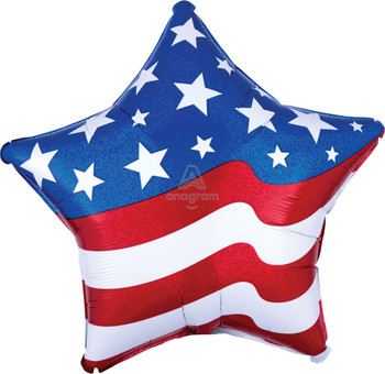 19"A American Patriotic Star Pkg (5 COUNT)
