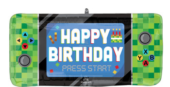 27"A Happy Birthday 8- Bit Pkg (5 count)