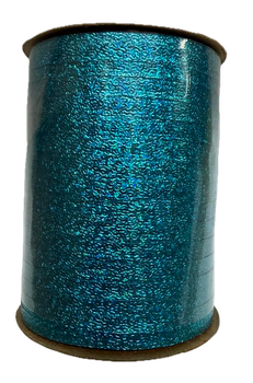 3/16" Curling Ribbon Sparkalene Turquoise (100 yds)
