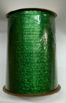 3/16" Curling Ribbon Sparkalene Emerald Green (100 yds)