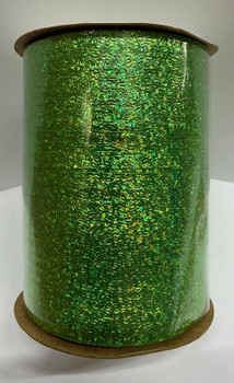 3/16" Curling Ribbon Sparkalene Apple Green (100 yds)