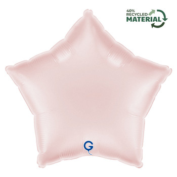 18"S Star Satin Pastel Pink Pkg (5 COUNT)